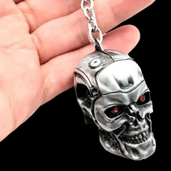 The Terminator T-800 Skull Head Metal Keychain Ornament Collection BRAND NEW! - Picture 2 of 7